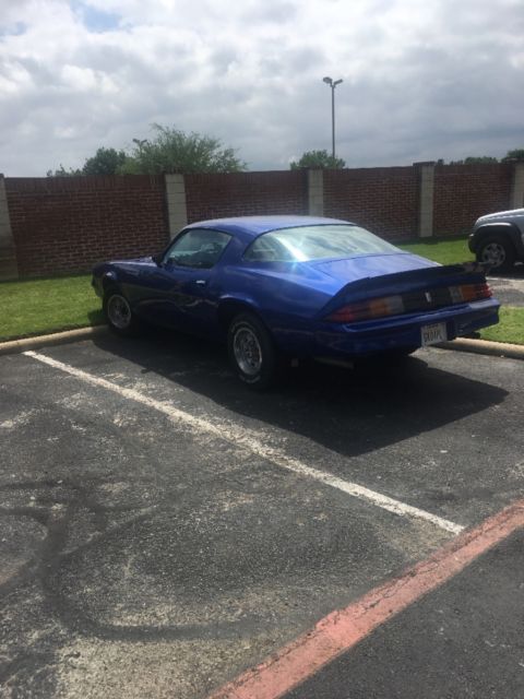 1981 Blue Chevrolet Camaro