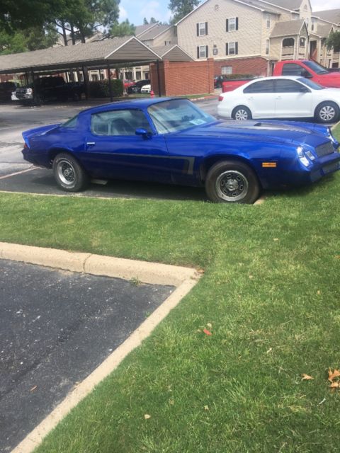 1981 Blue Chevrolet Camaro