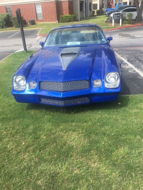1981 Blue Chevrolet Camaro