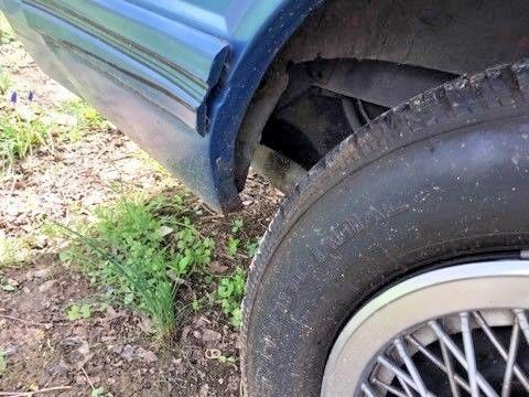 1983 Blue Ford Mustang Convertible