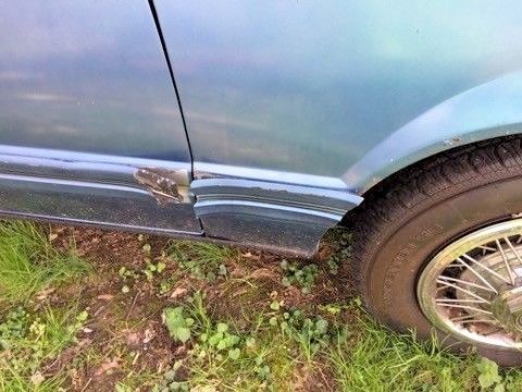 1983 Blue Ford Mustang Convertible