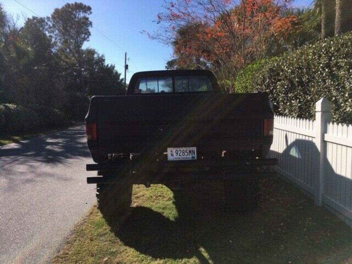 1983 Black Chevrolet C/K Pickup 1500 Cab & Chassis