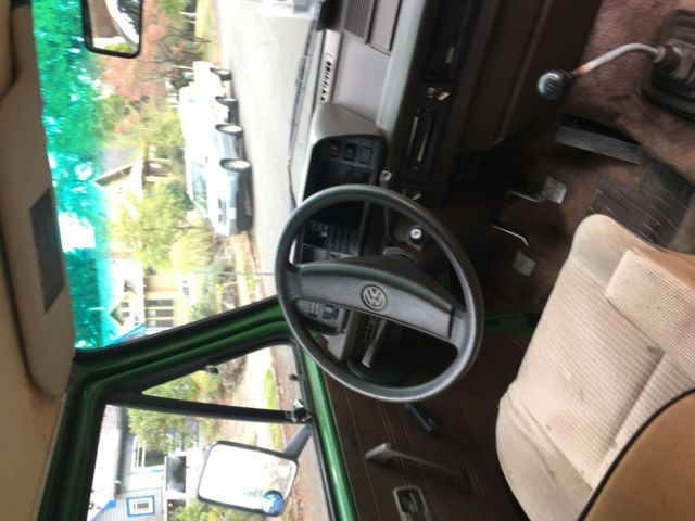 1984 Green Volkswagen Bus/Vanagon Van Camper