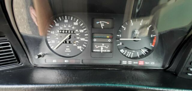 1987 Black BMW 5-Series Sedan