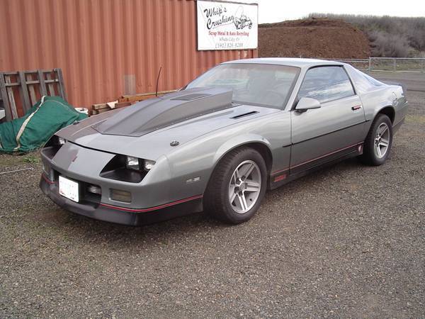1987 Silver Chevrolet Camaro Coupe