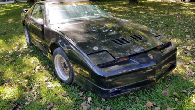 1988 Black Pontiac Firebird GTA sport