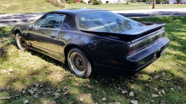 1988 Black Pontiac Firebird GTA sport
