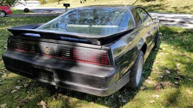 1988 Black Pontiac Firebird GTA sport