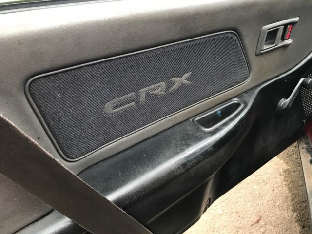 1990 Red Honda CRX Hatchback