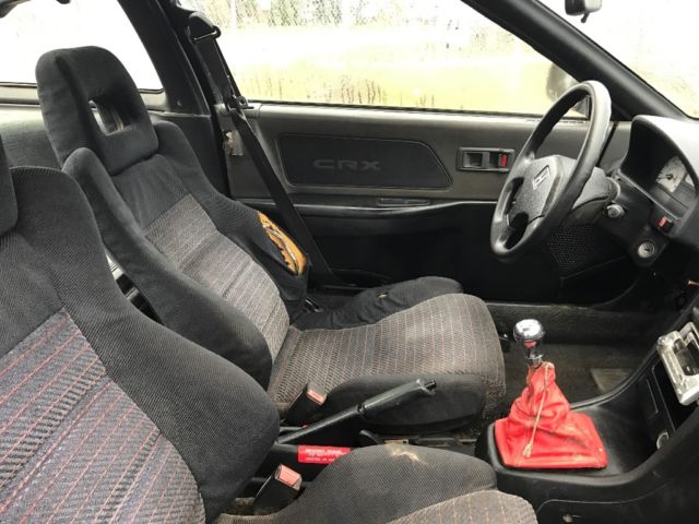 1990 Red Honda CRX Hatchback