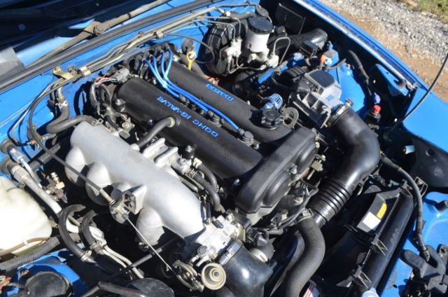 1990 Blue Mazda MX-5 Miata Convertible