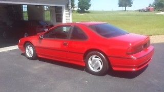 1991 Red Ford Thunderbird Coupe