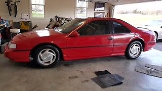 1991 Red Ford Thunderbird Coupe
