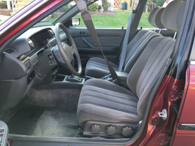 1991 Medium Red Pearl Toyota Camry Sedan