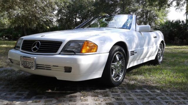 1994 Polar white Mercedes-Benz SL-Class Convertible