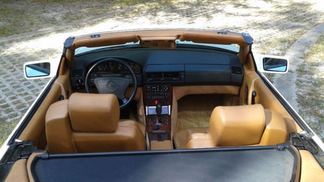 1994 Polar white Mercedes-Benz SL-Class Convertible