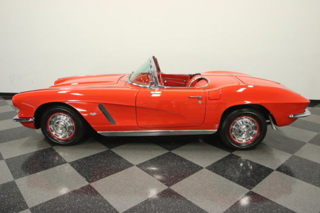 1962 Red Chevrolet Corvette Convertible