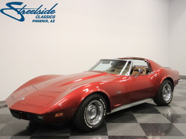 1973 Burgundy Chevrolet Corvette Coupe