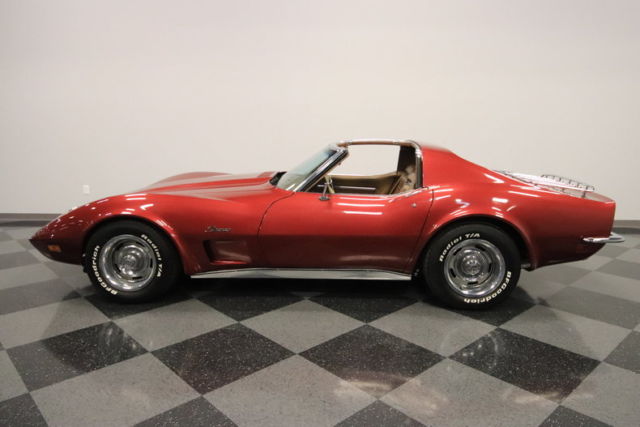 1973 Burgundy Chevrolet Corvette Coupe