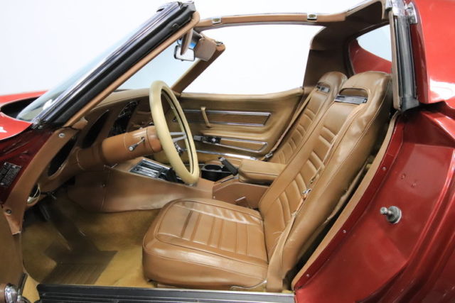 1973 Burgundy Chevrolet Corvette Coupe