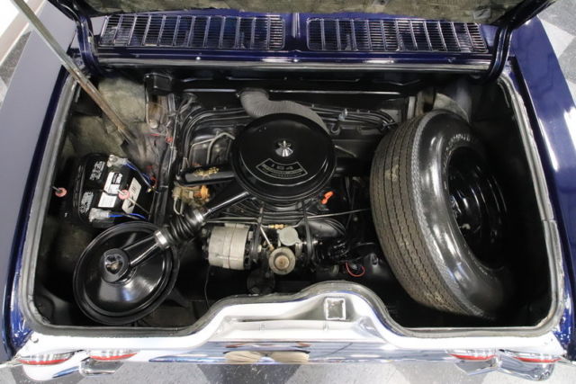 1965 Blue Chevrolet Corvair Convertible