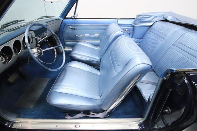 1965 Blue Chevrolet Corvair Convertible