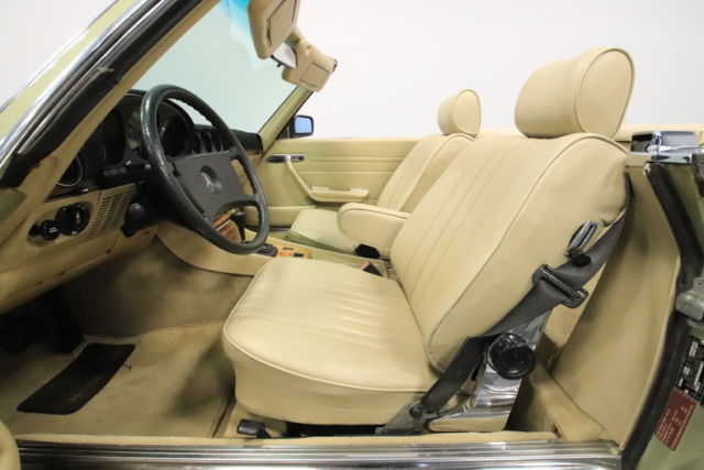 1985 Green Mercedes-Benz 380SL Convertible