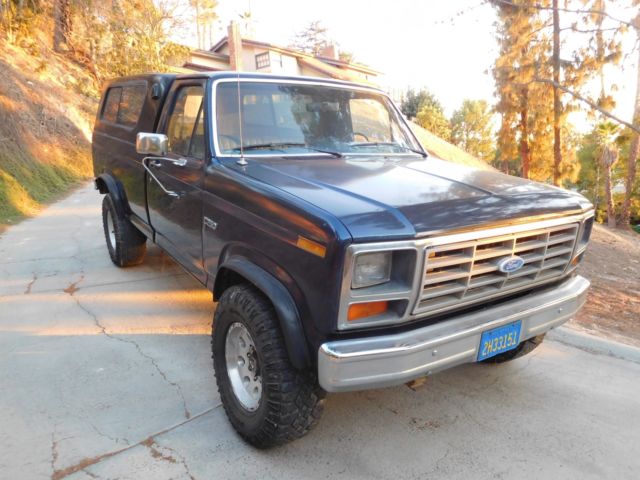 1983 Blue Ford F-250