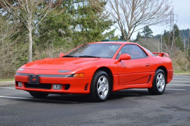 1993 Red Mitsubishi 3000GT Hatchback