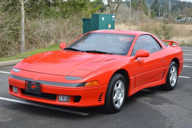 1993 Red Mitsubishi 3000GT Hatchback