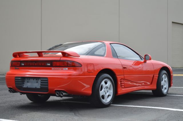 1993 Red Mitsubishi 3000GT Hatchback