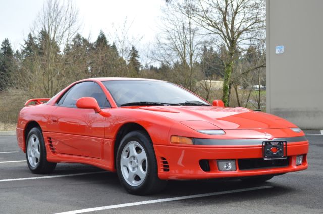 1993 Red Mitsubishi 3000GT Hatchback