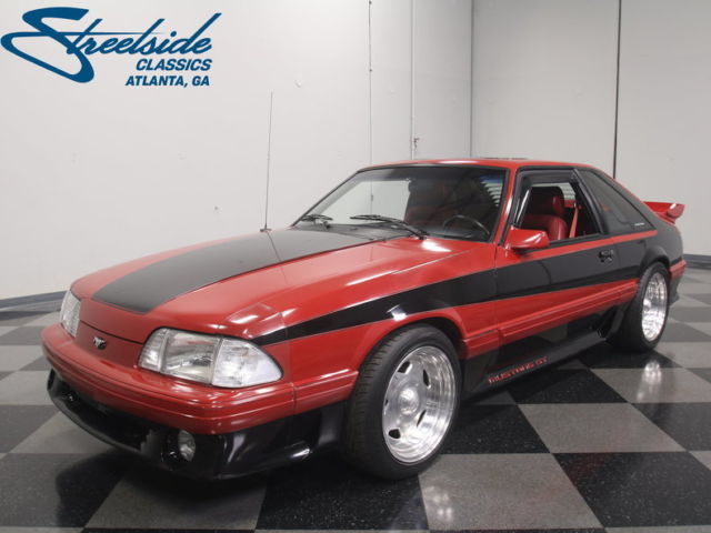 1988 Red Ford Mustang Coupe