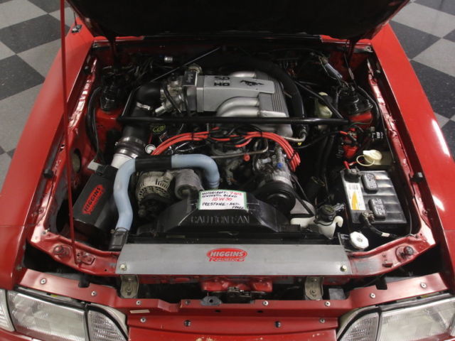 1988 Red Ford Mustang Coupe