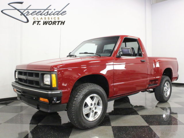 1991 Red Chevrolet S-10 Pickup (Truck)