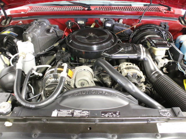 1991 Red Chevrolet S-10 Pickup (Truck)