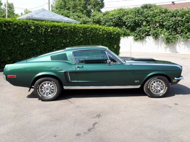1968 Green Ford Mustang Fastback