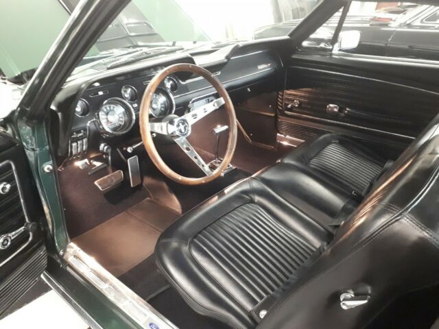 1968 Green Ford Mustang Fastback