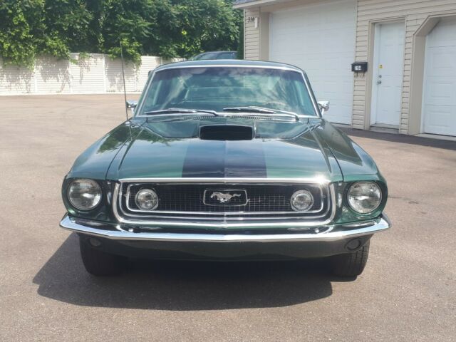 1968 Green Ford Mustang Fastback