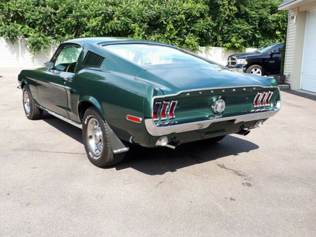 1968 Green Ford Mustang Fastback