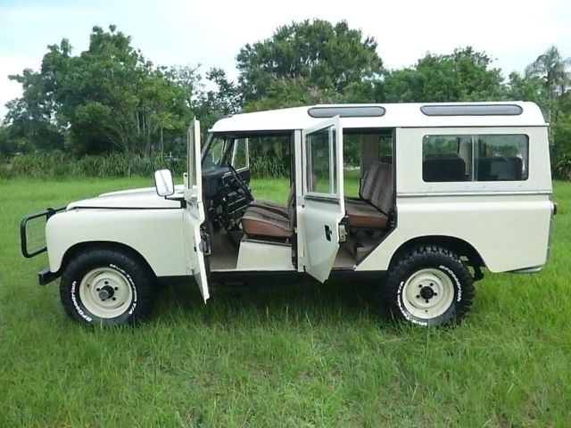 1982 Beige Land Rover Defender SUV