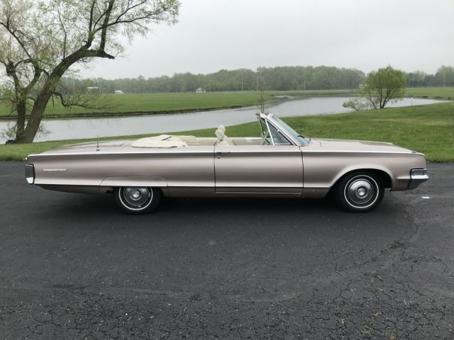 1965 Mauve Chrysler 300L Convertible