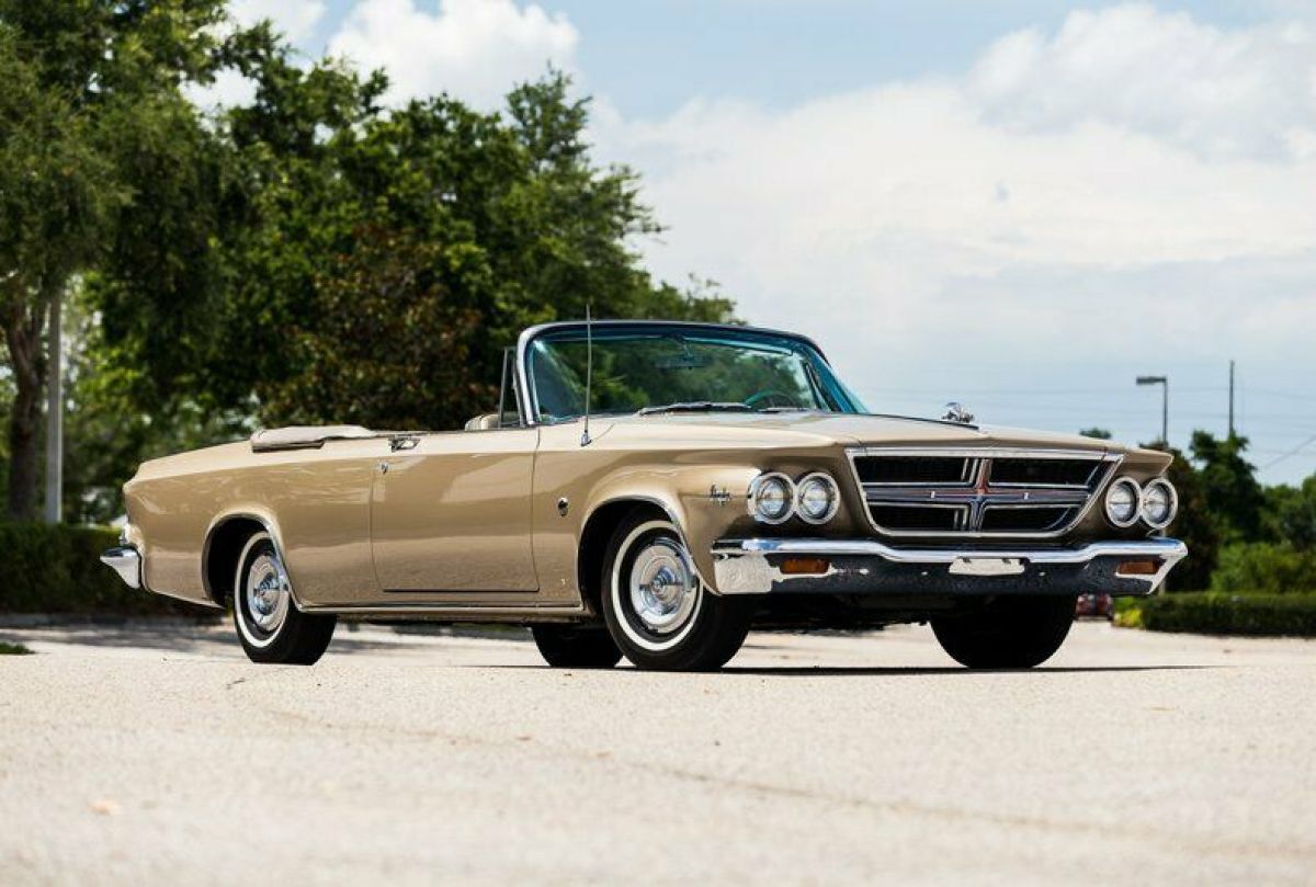 1964 Champagne Chrysler 300 Series Convertible