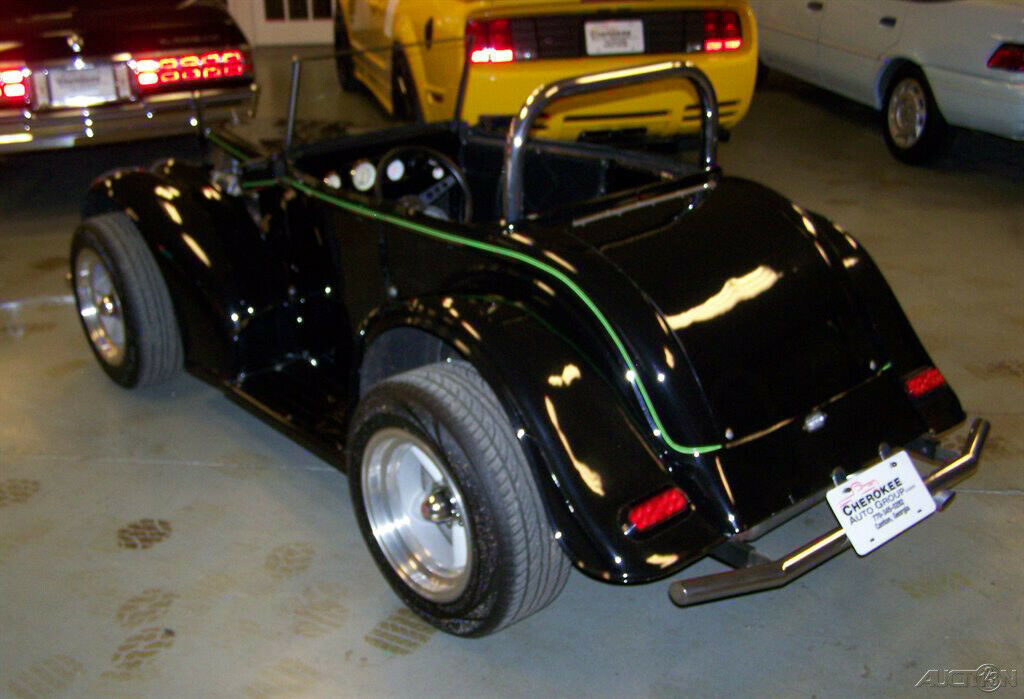 1937 Black Ford Model A Coupe