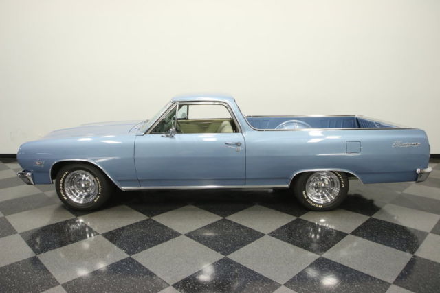 1965 Blue Chevrolet El Camino Pickup (Truck)