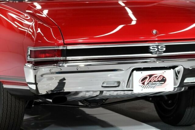 1968 Burgundy Chevrolet Chevelle Convertible