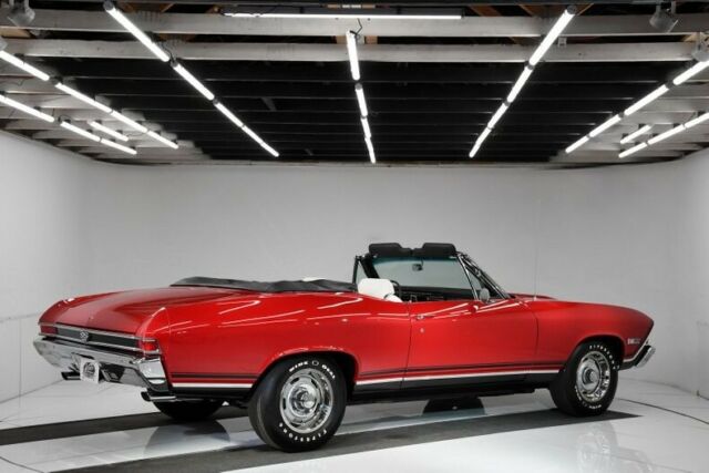 1968 Burgundy Chevrolet Chevelle Convertible