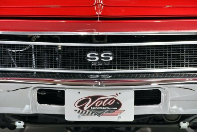 1968 Burgundy Chevrolet Chevelle Convertible