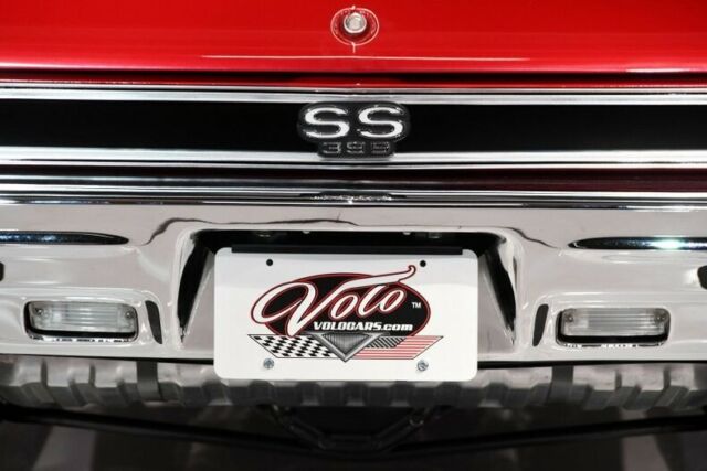 1968 Burgundy Chevrolet Chevelle Convertible