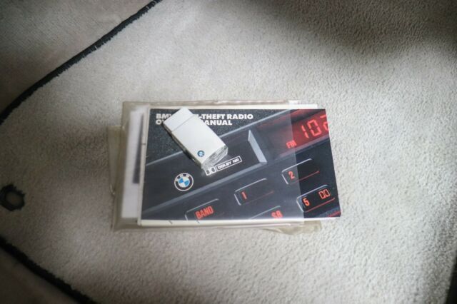 1987 Red BMW 6-Series Coupe